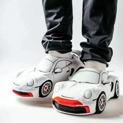 Speedy Plush™ Plush Car Slippers for Car Lovers