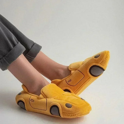 Speedy Plush™ Plush Car Slippers for Car Lovers