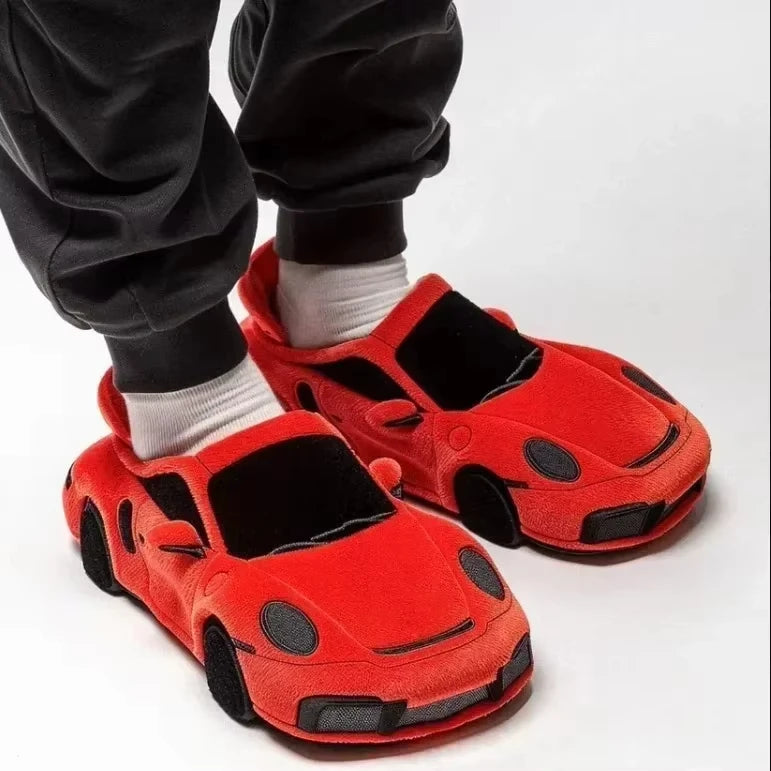 Speedy Plush™ Plush Car Slippers for Car Lovers