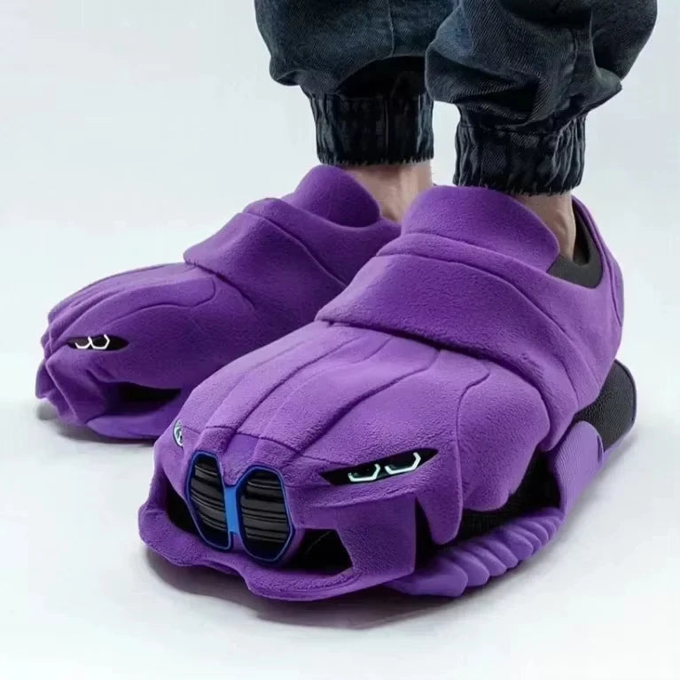 Speedy Plush™ Plush Car Slippers for Car Lovers